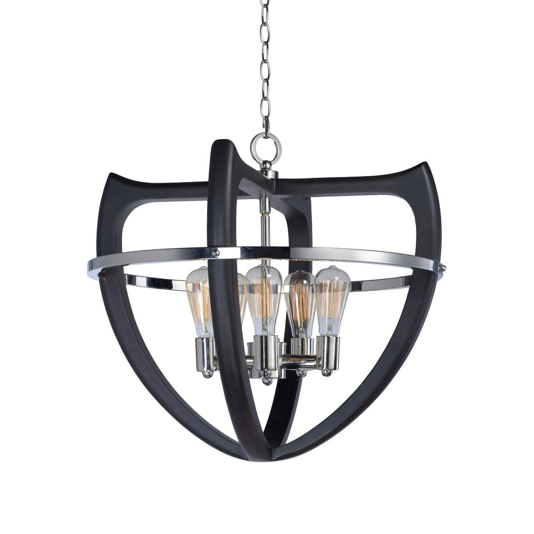 Studio M By Maxim Crescendo SM23805WEPN Pendant Light - Wenge / Polished Nickel
