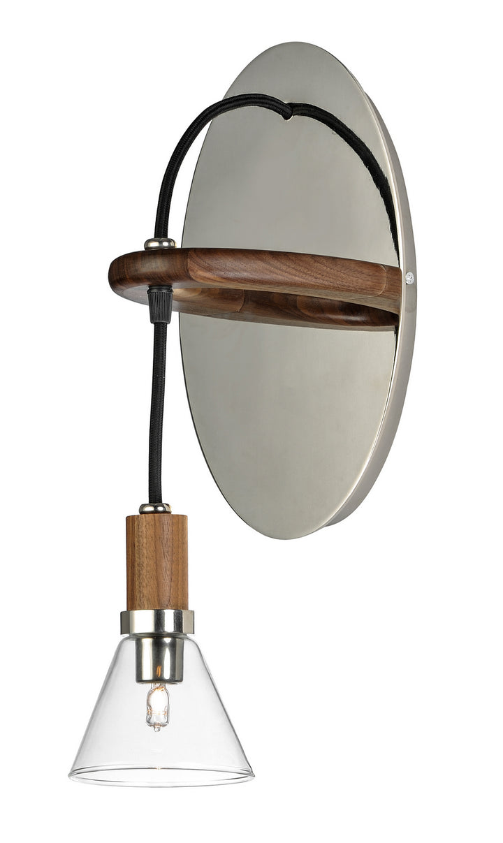 Studio M By Maxim Scan SM23820CLWN Wall Light - Walnut