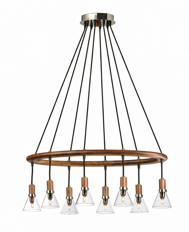 Studio M By Maxim Scan SM23825CLWN Chandelier Light - Walnut