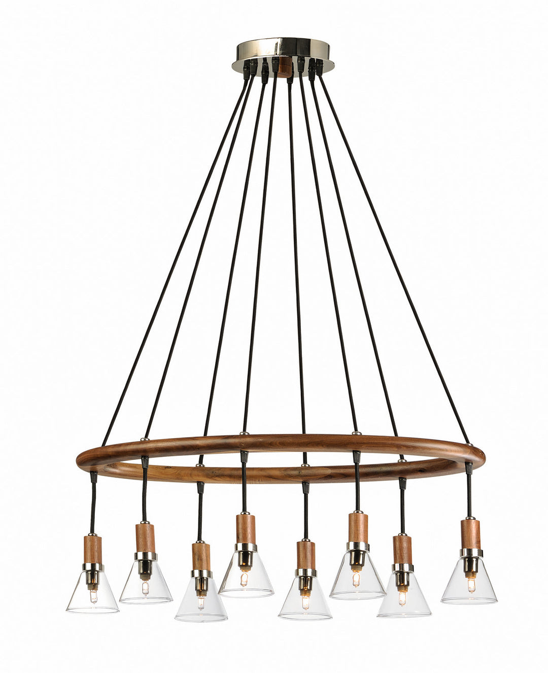 Studio M By Maxim Scan SM23825CLWN Chandelier Light - Walnut