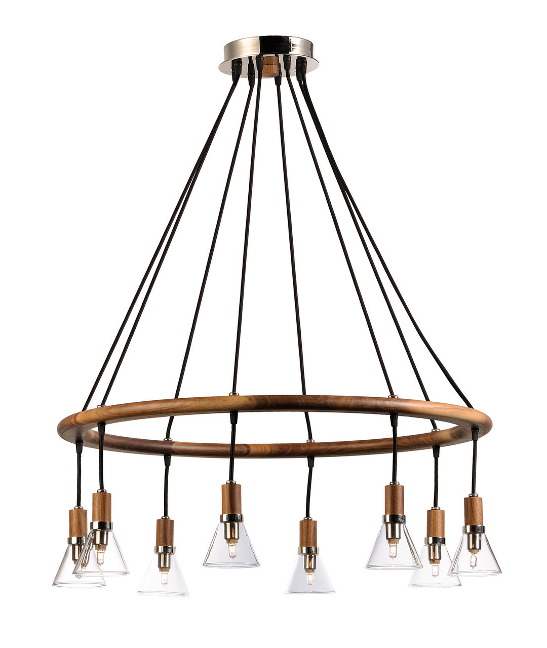 Studio M By Maxim Scan SM23827CLWN Chandelier Light - Walnut