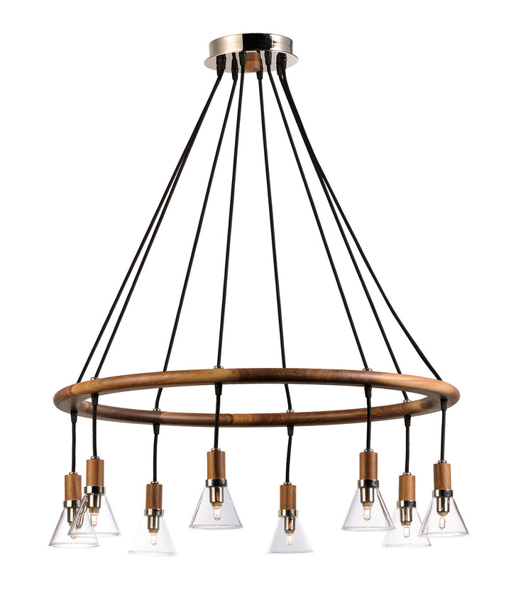 Studio M By Maxim Scan SM23827CLWN Chandelier Light - Walnut