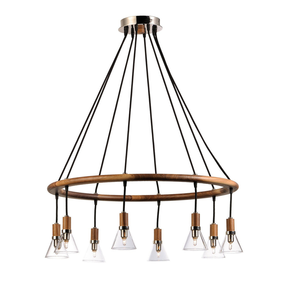 Studio M By Maxim Scan SM23827CLWN Chandelier Light - Walnut