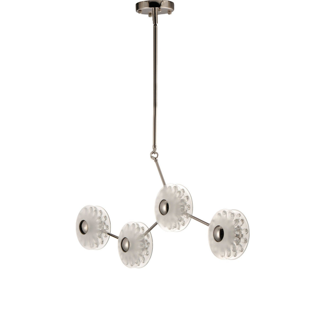 Studio M By Maxim Peony SM23874FTCLPN Chandelier Light - Polished Nickel