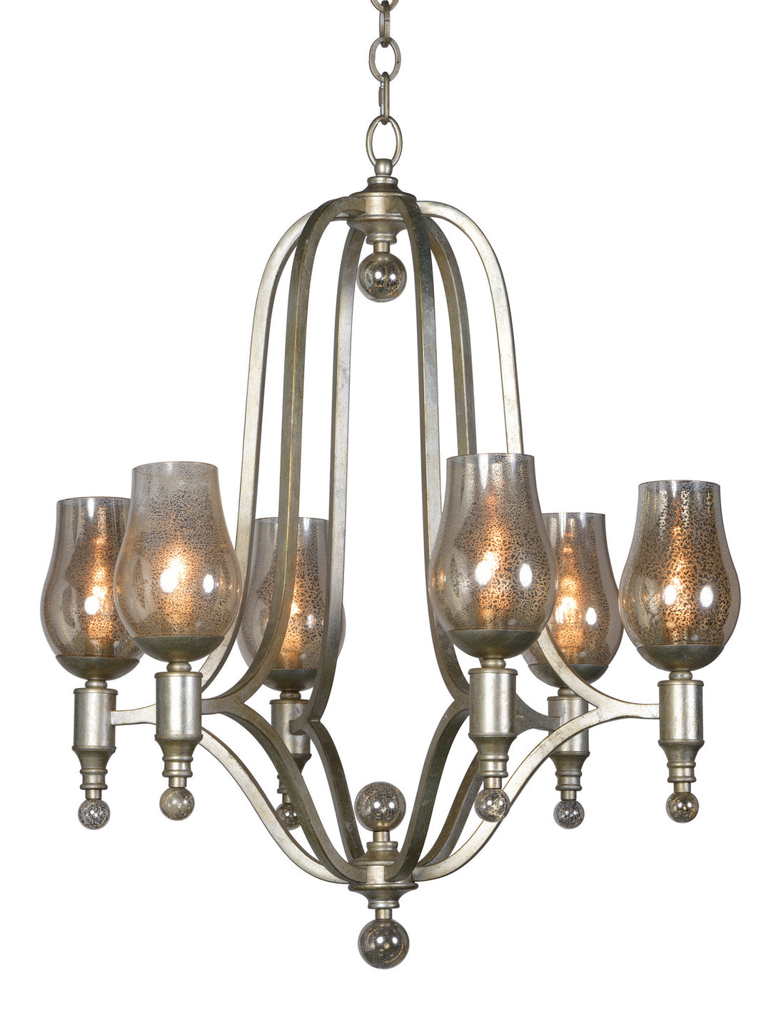 Studio M By Maxim Mirabelle SM23975MGSG Chandelier Light - Silver Gold