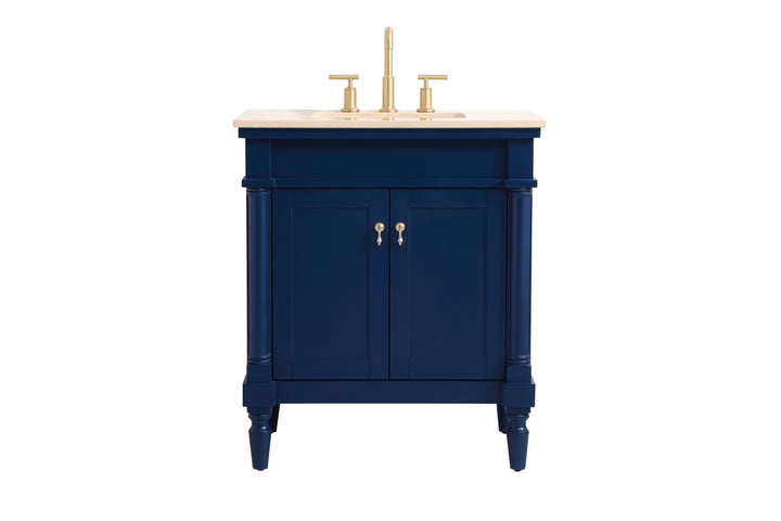 Elegant Lighting VF-1030BL  Lexington Plumbing Blue