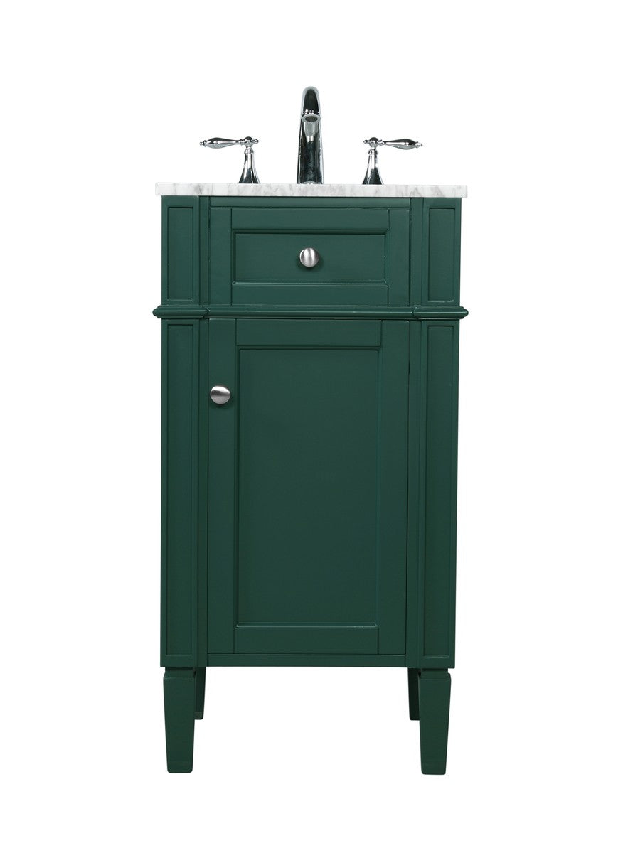 Elegant Lighting VF12518GN  Park Avenue Plumbing Green