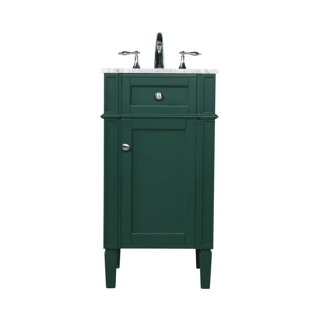 Elegant Lighting VF12518GN  Park Avenue Plumbing Green