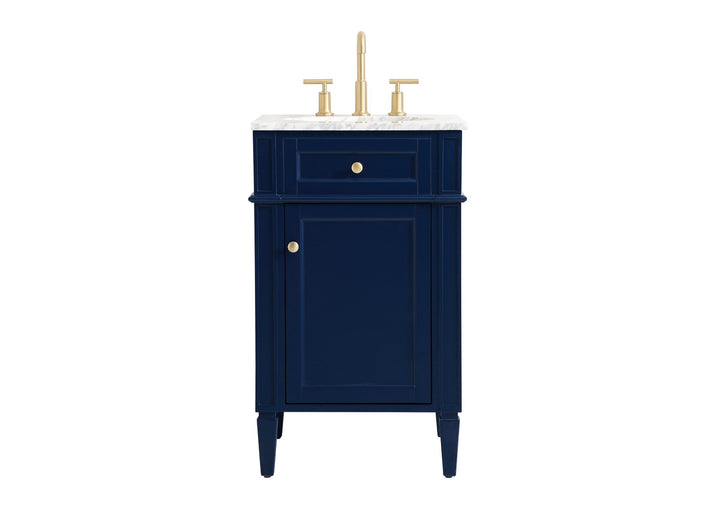 Elegant Lighting VF12521BL  Park Avenue Plumbing Blue