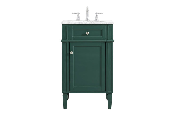 Elegant Lighting VF12521GN  Park Avenue Plumbing Green