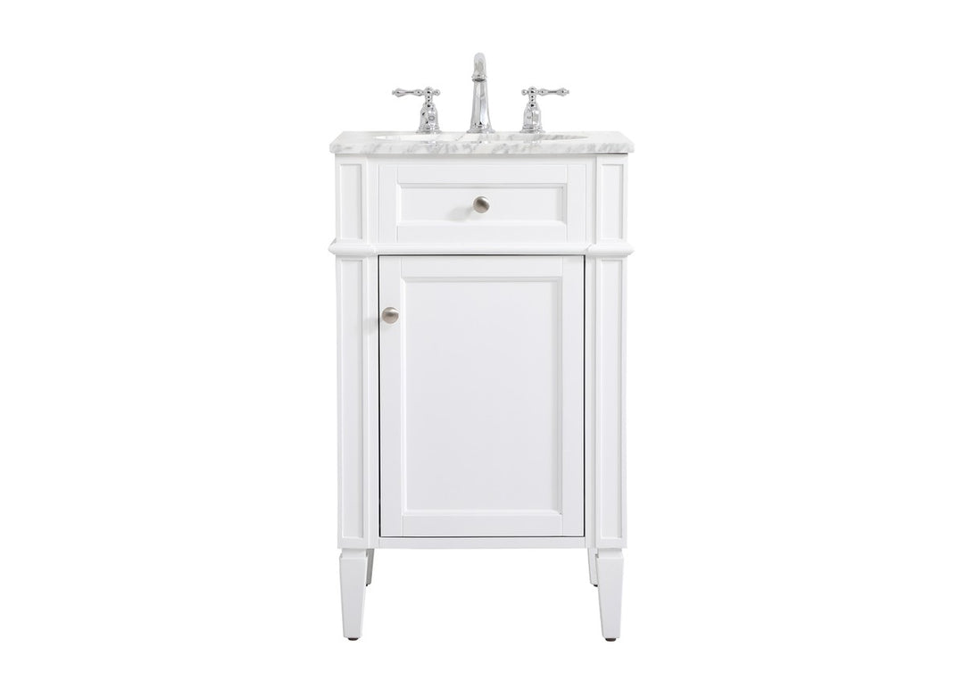 Elegant Lighting VF12521WH  Park Avenue Plumbing White