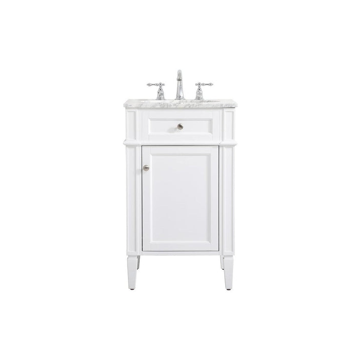 Elegant Lighting VF12521WH  Park Avenue Plumbing White