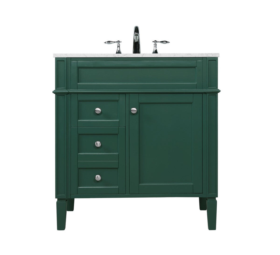 Elegant Lighting VF12532GN  Park Avenue Plumbing Green