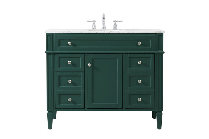 Elegant Lighting VF12542GN  Park Avenue Plumbing Green