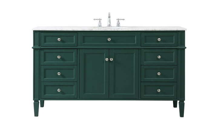 Elegant Lighting VF12560GN  Park Avenue Plumbing Green