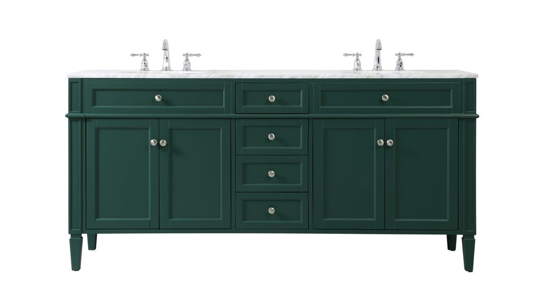 Elegant Lighting VF12572DGN  Park Avenue Plumbing Green