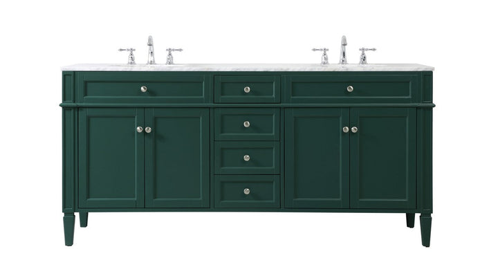 Elegant Lighting VF12572DGN  Park Avenue Plumbing Green