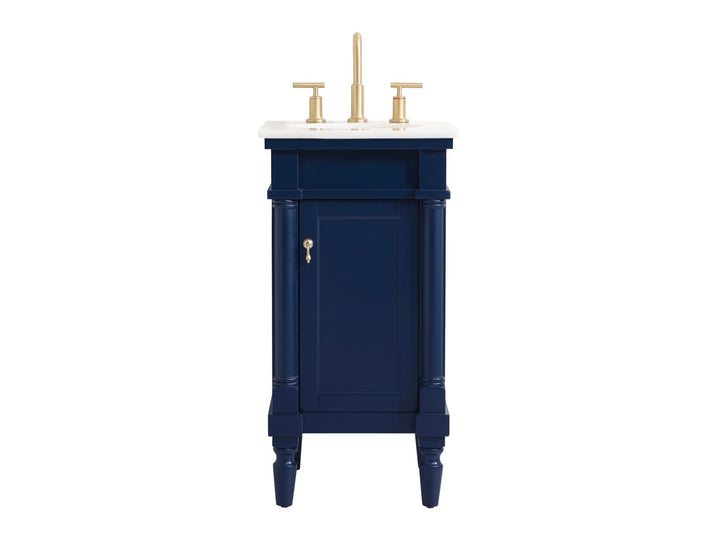 Elegant Lighting VF13018BL  Lexington Plumbing Blue