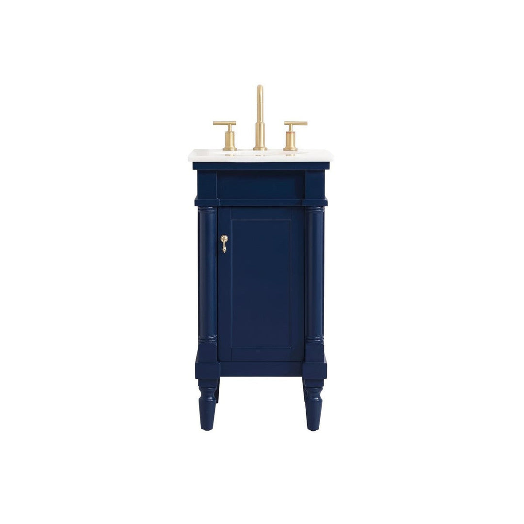 Elegant Lighting VF13018BL  Lexington Plumbing Blue