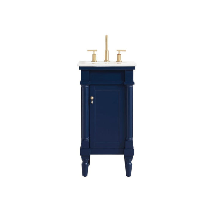 Elegant Lighting VF13018BL  Lexington Plumbing Blue