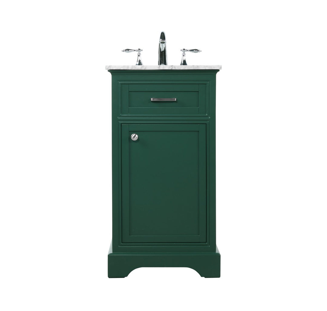 Elegant Lighting VF15019GN  Americana Plumbing Green