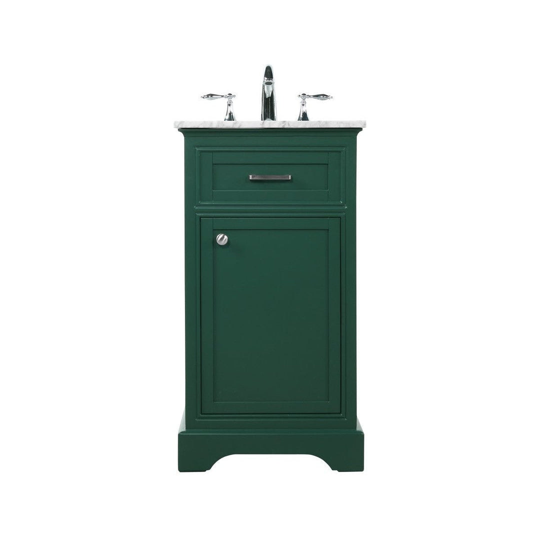 Elegant Lighting VF15019GN  Americana Plumbing Green