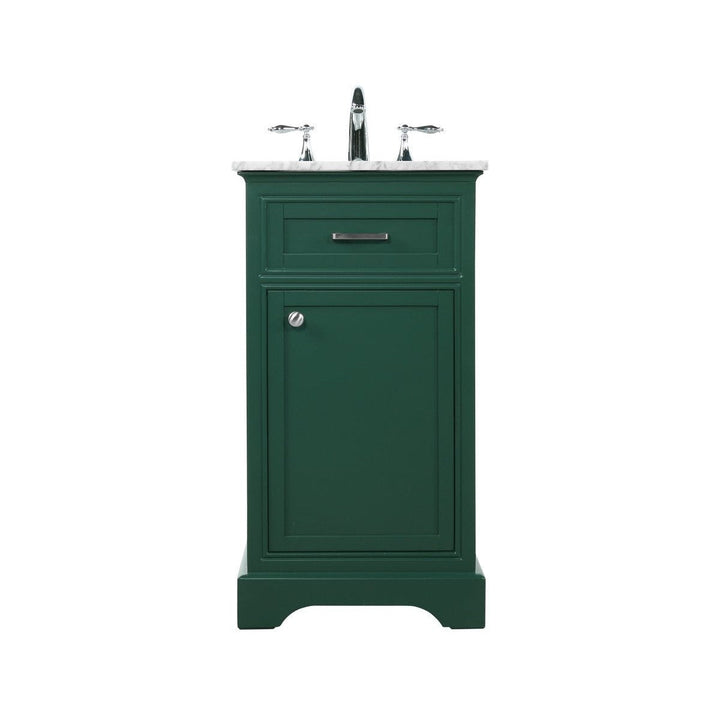 Elegant Lighting VF15019GN  Americana Plumbing Green