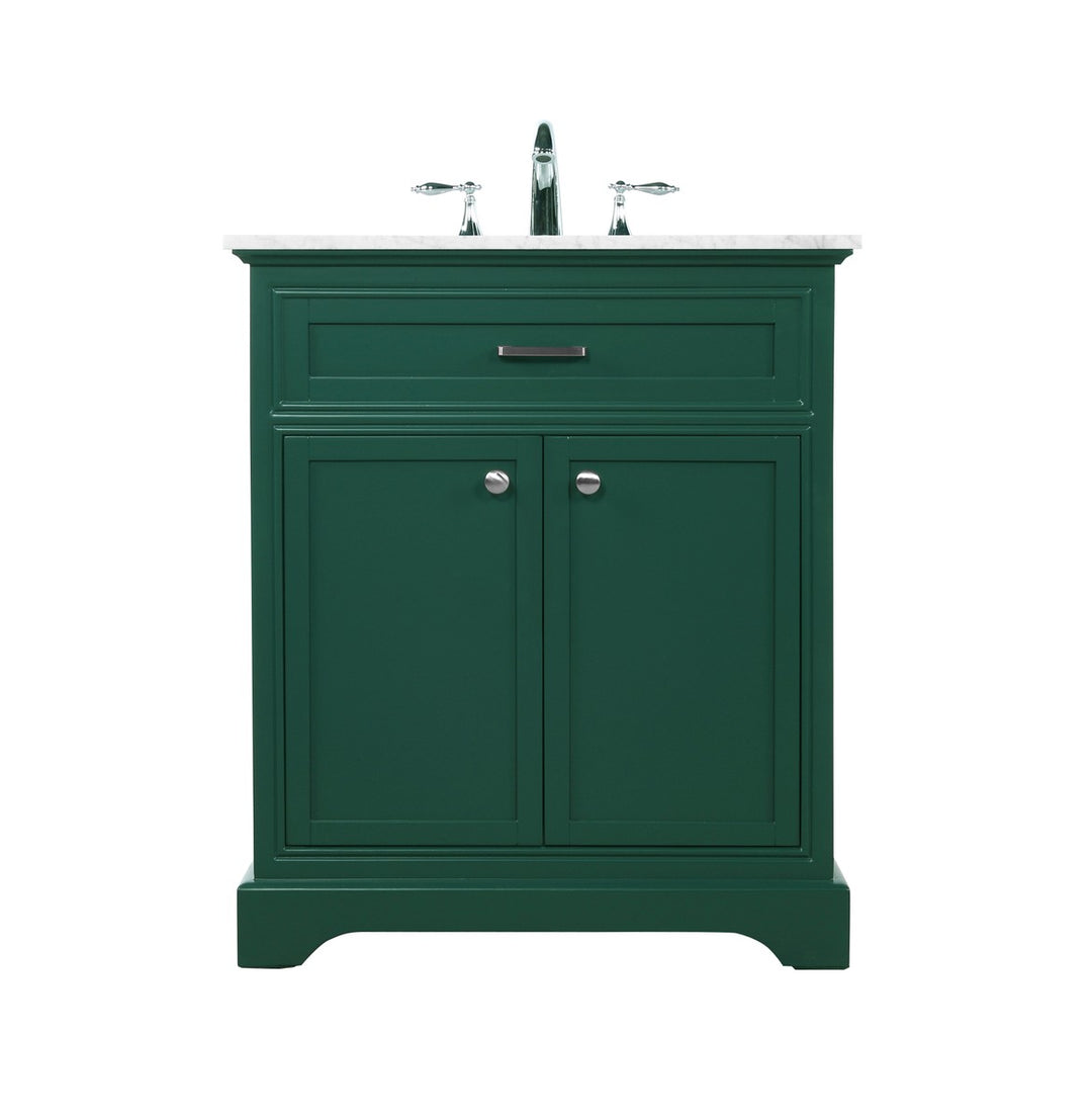 Elegant Lighting VF15030GN  Americana Plumbing Green