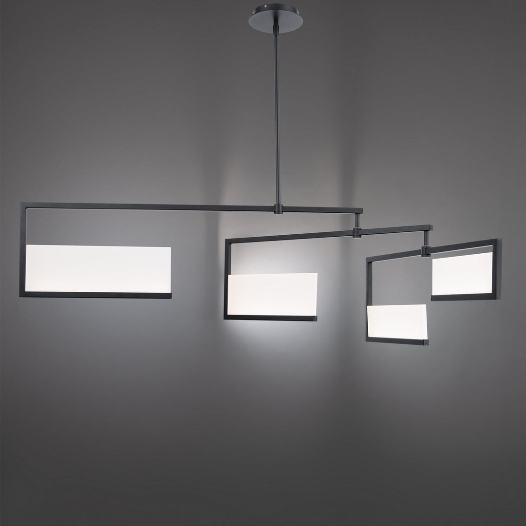 WAC Quartet PD-29256-BK Pendant Light - Black