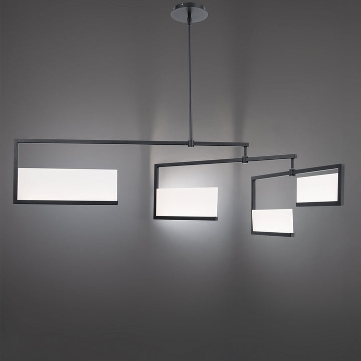 WAC Quartet PD-29256-BK Pendant Light - Black