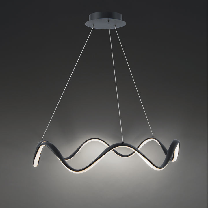WAC Morae PD-33230-BK Chandelier Light - Black