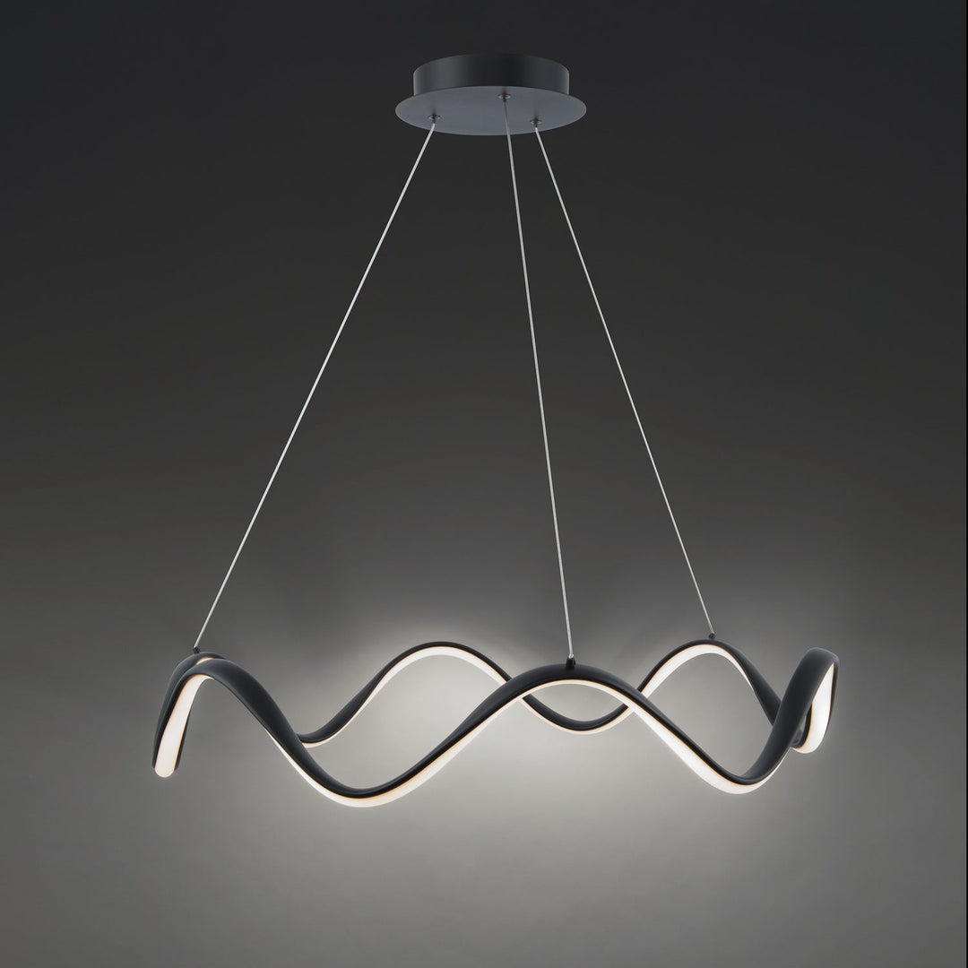 WAC Morae PD-33230-BK Chandelier Light - Black