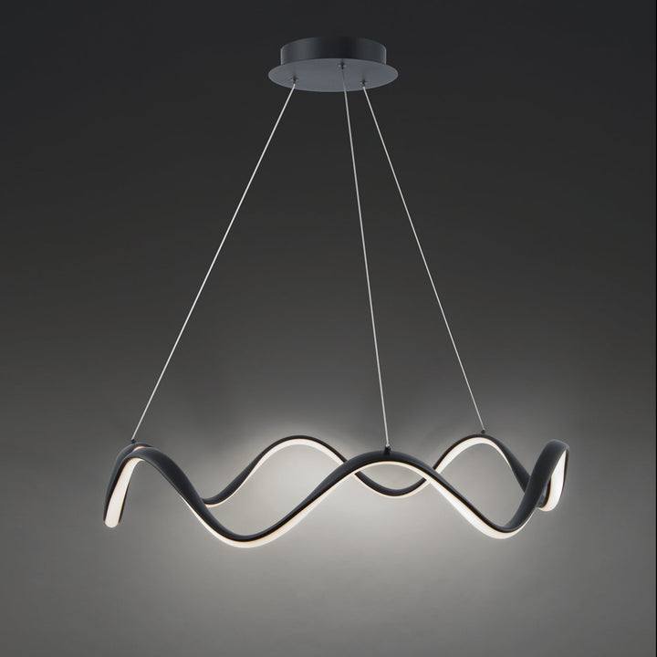 WAC Morae PD-33230-BK Chandelier Light - Black