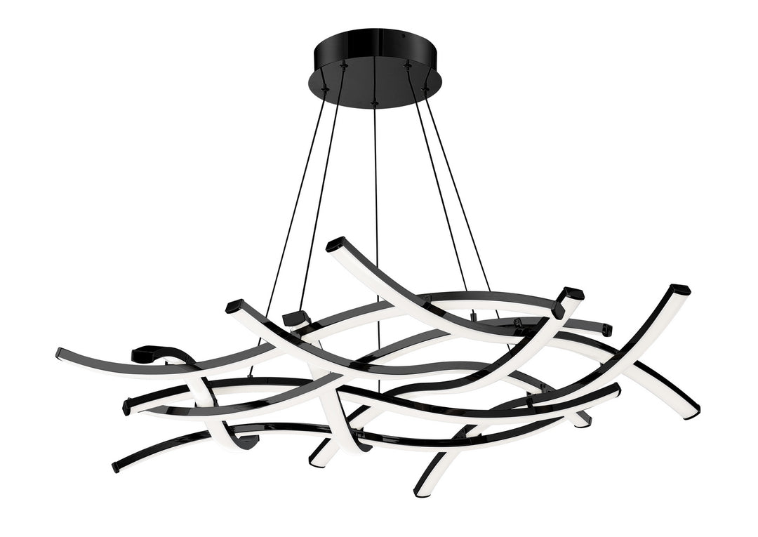 WAC Divergence PD-60944-BK Chandelier Light - Black