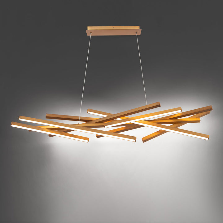 WAC Parallax PD-73155-AB Pendant Light - Aged Brass