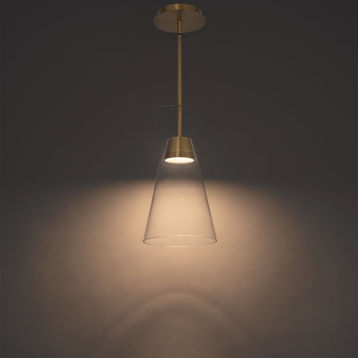 WAC Chandra PD-87214-AB Pendant Light - Aged Brass