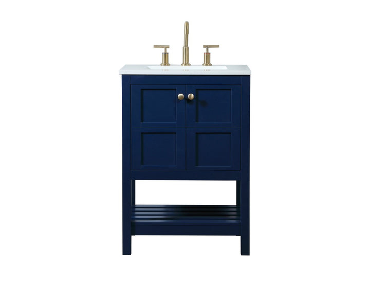 Elegant Lighting VF16424BL  Theo Plumbing Blue