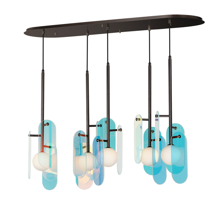 Studio M By Maxim Megalith - Glass SM24815DCBBZ Pendant Light - Brushed Bronze