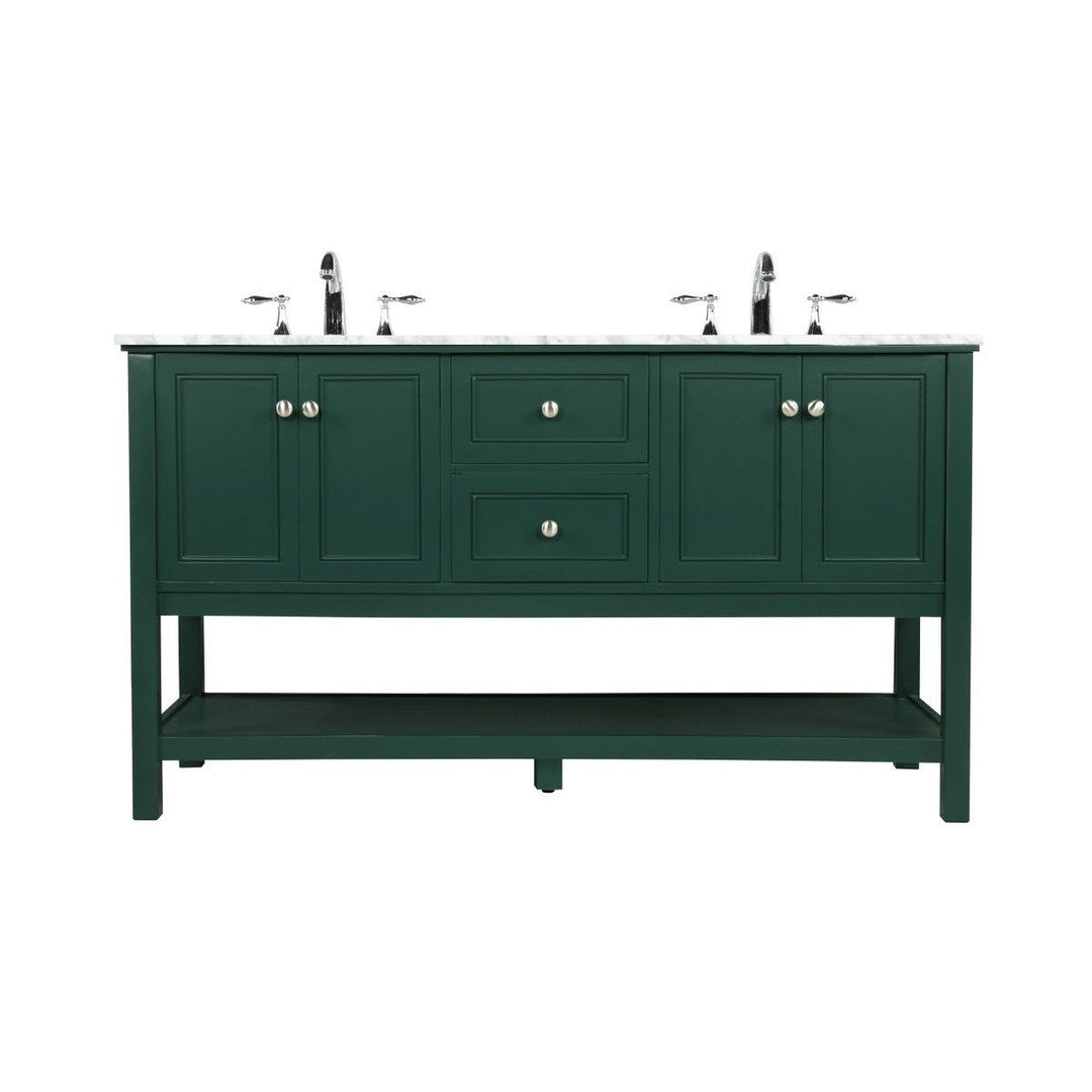 Elegant Lighting VF27060DGN  Metropolis Plumbing Green