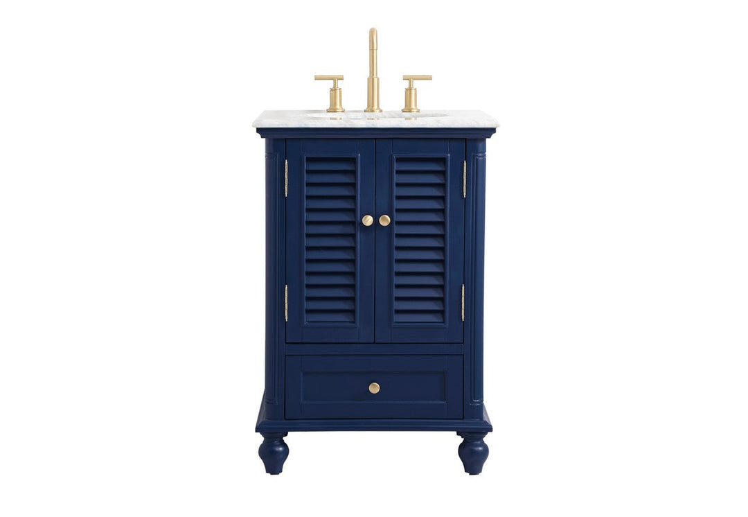 Elegant Lighting VF30524BL  Rhodes Plumbing Blue