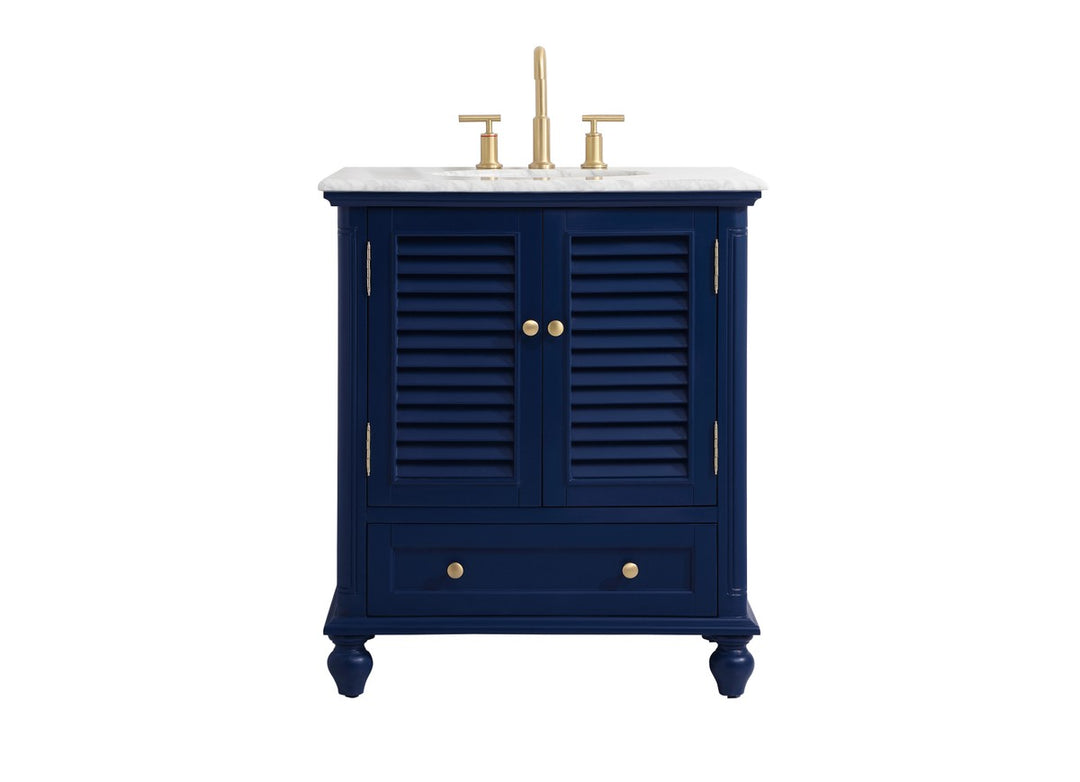 Elegant Lighting VF30530BL  Rhodes Plumbing Blue