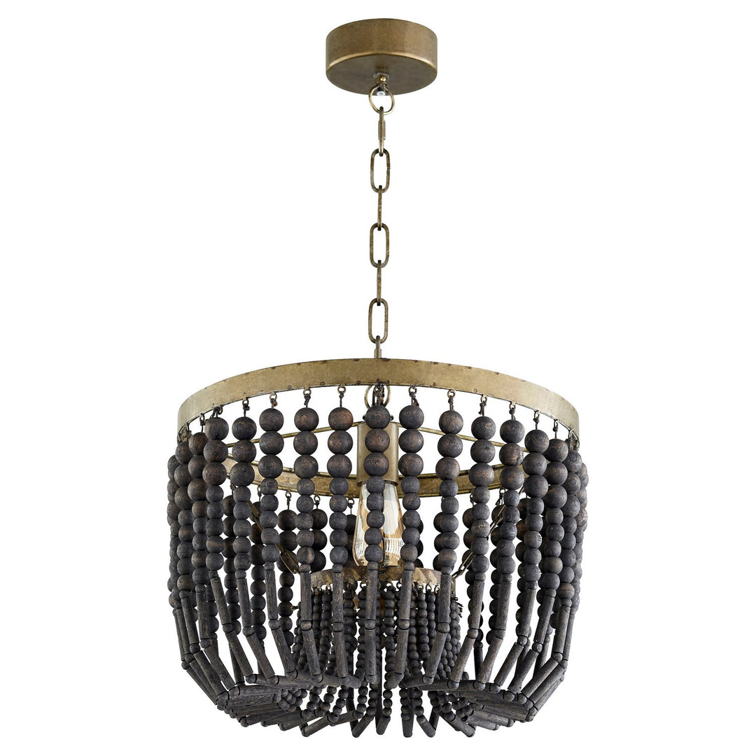 Cyan Design Fluted Bell 11247 Chandelier Light - Tinted Raw Iron