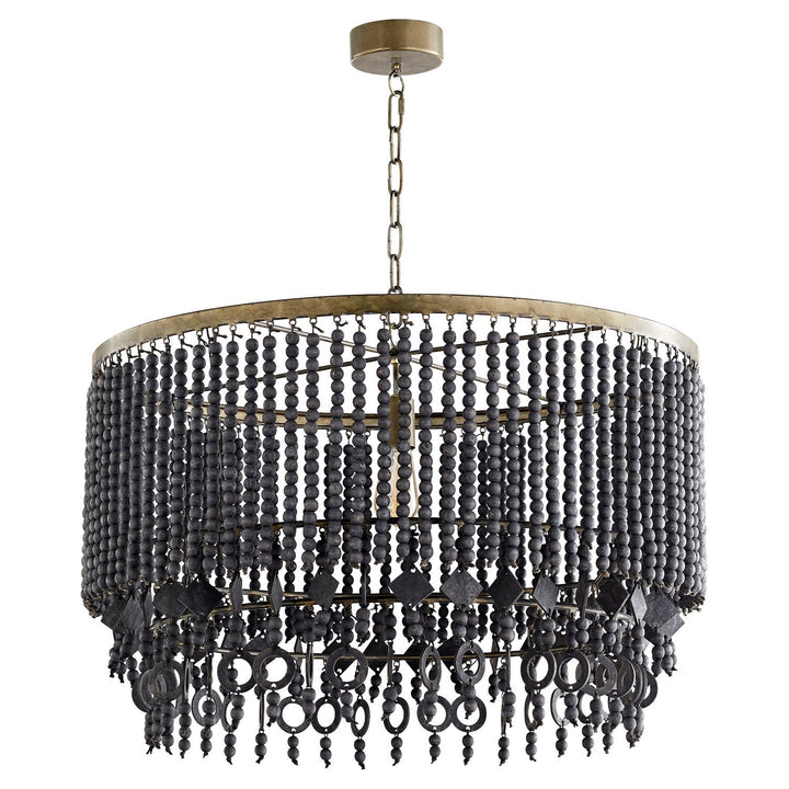 Cyan Design  11248 Chandelier Light - Tinted Raw Iron