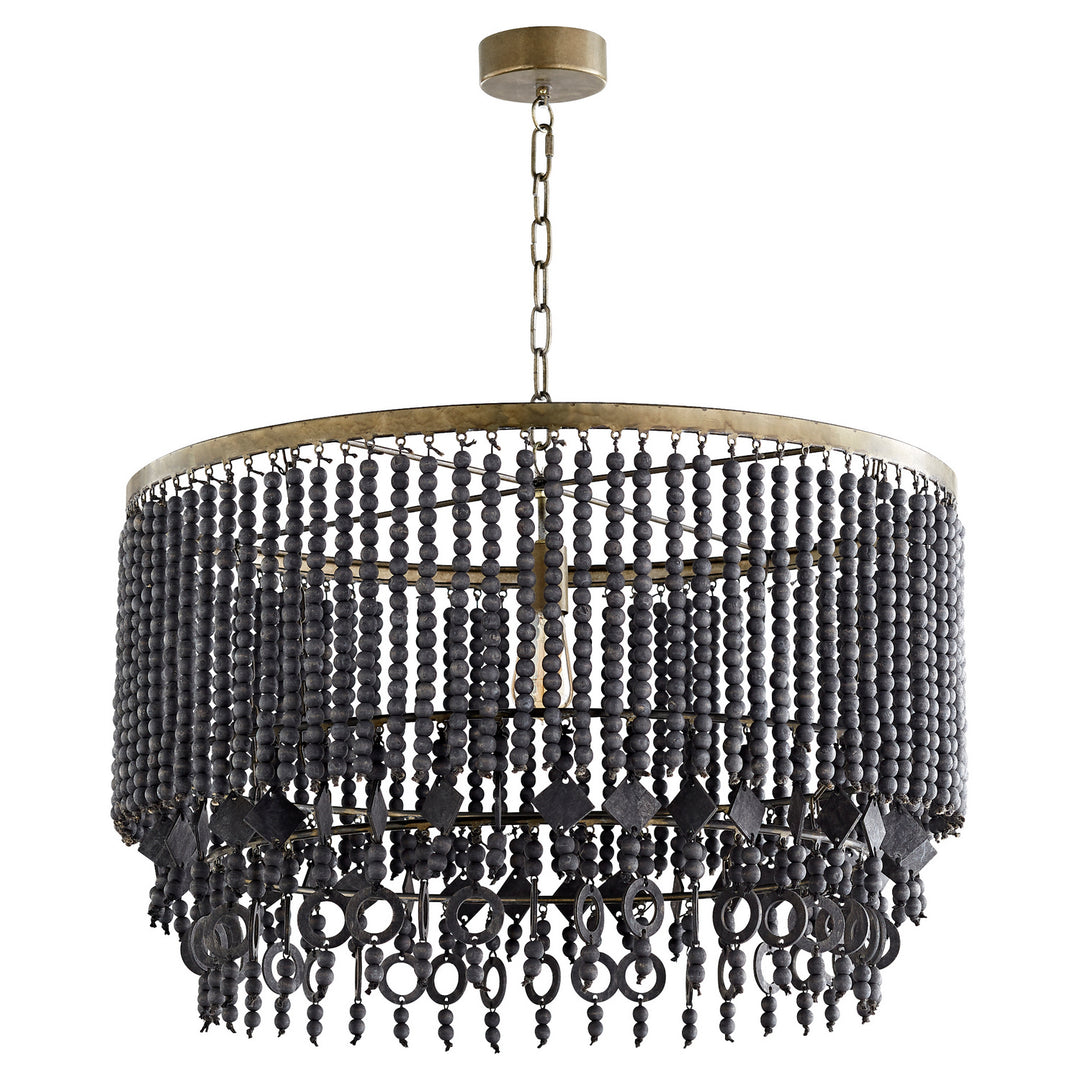 Cyan Design  11248 Chandelier Light - Tinted Raw Iron