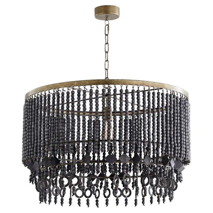 Cyan Design  11248 Chandelier Light - Tinted Raw Iron