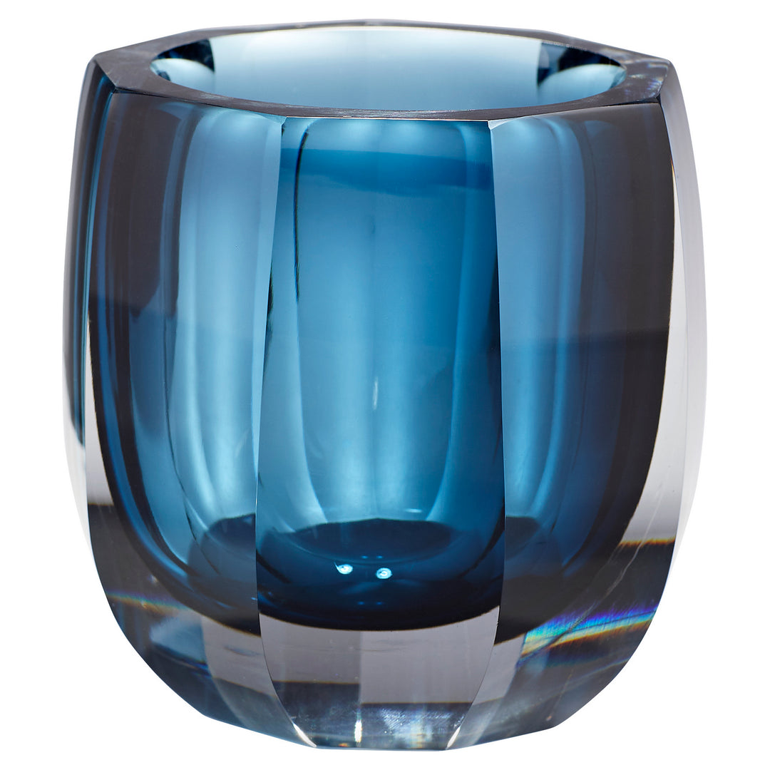 Cyan 11254 Vases & Planters - Blue/Clear