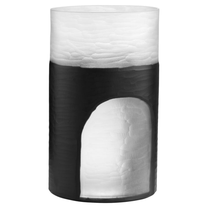 Cyan 11257 Vases & Planters - Clear And Black