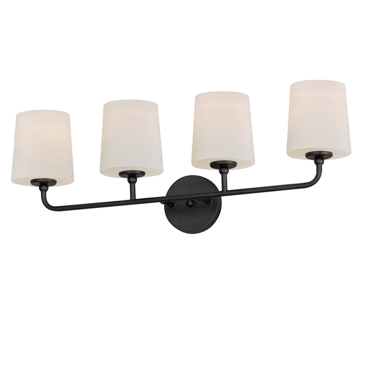 Maxim Bristol 12094SWBK Bath Vanity Light 29 in. wide - Black