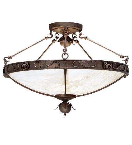 Meyda Tiffany Arabesque 116149 Ceiling Light - Timeless Bronze