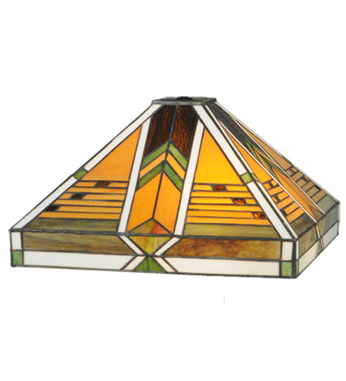 Meyda Tiffany Lighting 133245 Abilene Shade Lamp Shade Multicolored